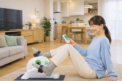 足若丸 運動方法その2 体育座りランニング